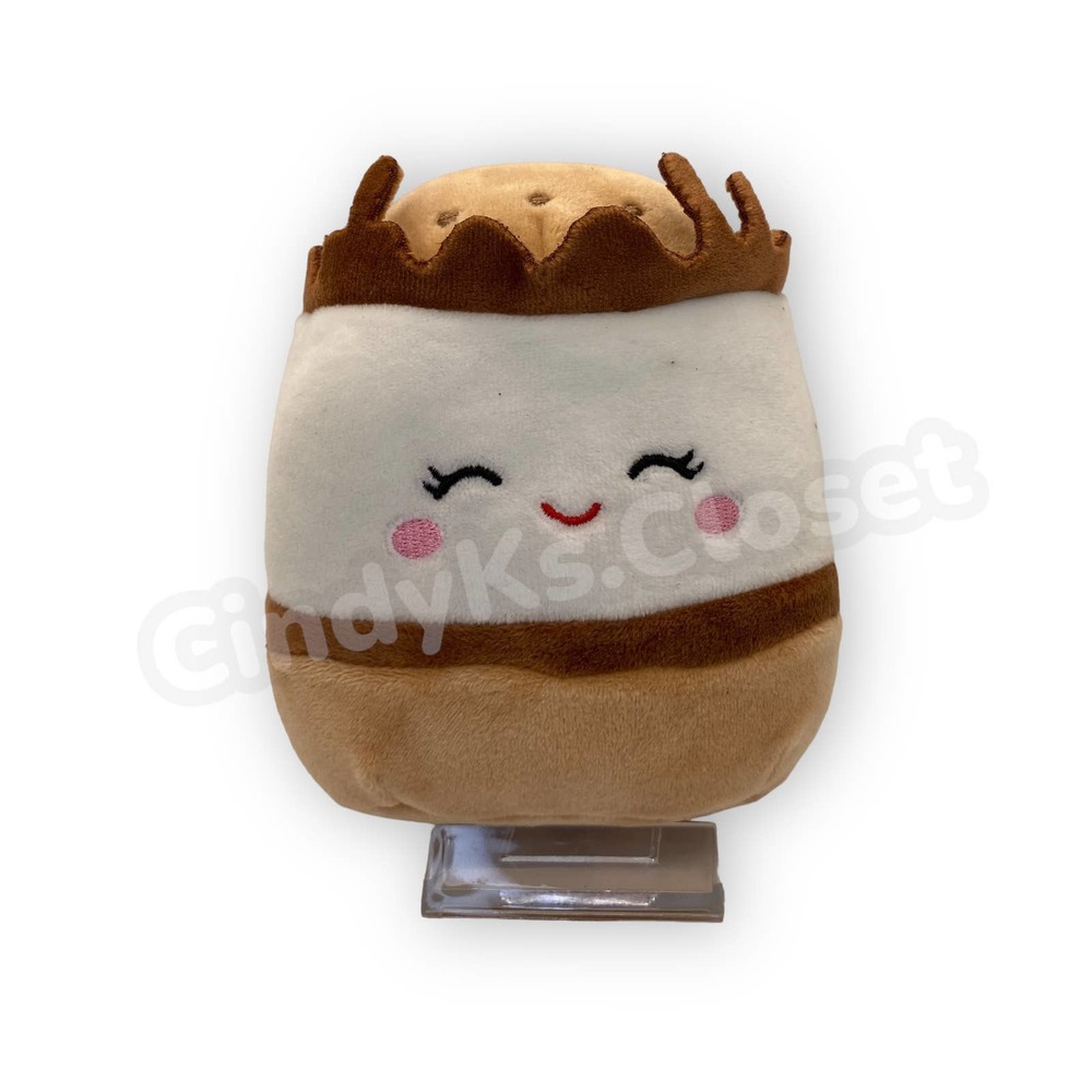 NEW Squishmallows Official Kellytoy Stuffed Plush 5 inch Carmelita the S'more